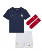 Frankrike Aurelien Tchouameni #8 Replika Hemmakläder Barn VM 2022 Kortärmad (+ byxor)